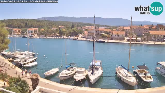 Vrboska web kamera | otom Hvar | Dalmacija