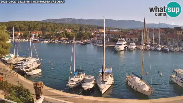 Spletna kamera Vrboska | Otok Hvar | Hrvaška