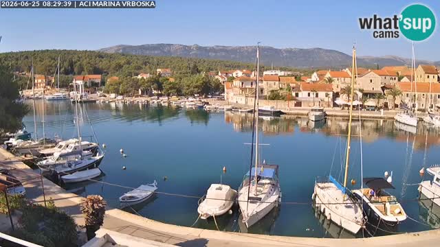 Vrboska web kamera | otom Hvar | Dalmacija