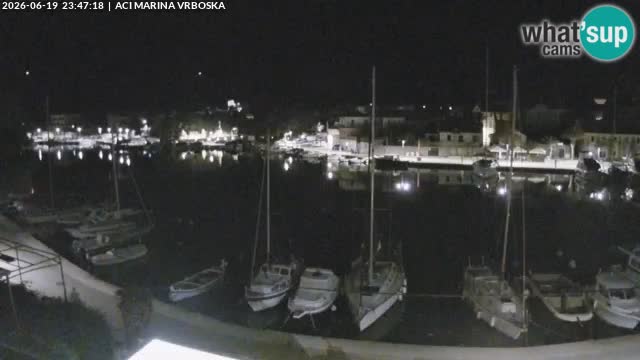Spletna kamera Vrboska | Otok Hvar | Hrvaška