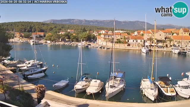 Vrboska livecam | Isola di Hvar | Croazia