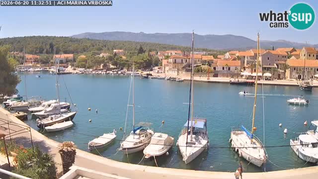 Spletna kamera Vrboska | Otok Hvar | Hrvaška