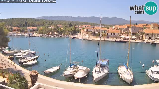 Vrboska livecam | Isola di Hvar | Croazia