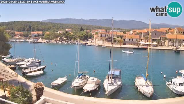 Spletna kamera Vrboska | Otok Hvar | Hrvaška