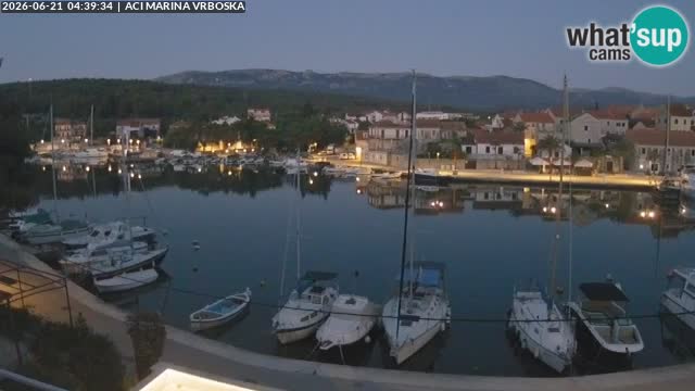 Spletna kamera Vrboska | Otok Hvar | Hrvaška