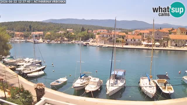 Spletna kamera Vrboska | Otok Hvar | Hrvaška