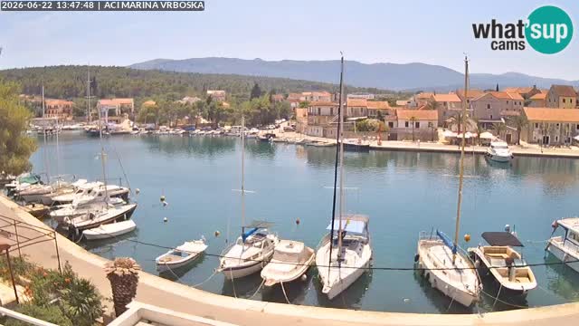 Vrboska livecam | Isola di Hvar | Croazia