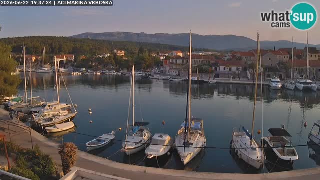 Spletna kamera Vrboska | Otok Hvar | Hrvaška