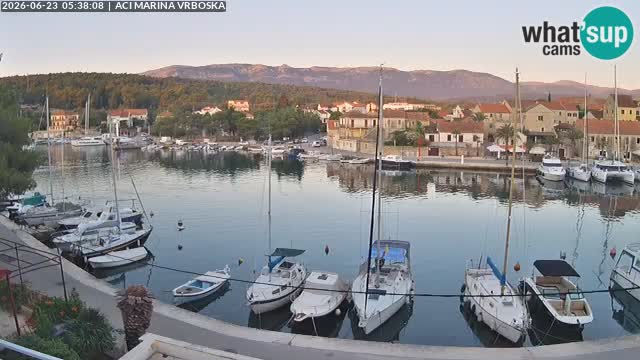 Spletna kamera Vrboska | Otok Hvar | Hrvaška