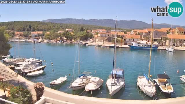 Vrboska livecam | Isola di Hvar | Croazia