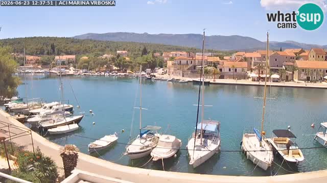 Spletna kamera Vrboska | Otok Hvar | Hrvaška