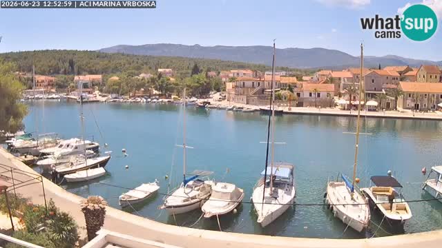 Spletna kamera Vrboska | Otok Hvar | Hrvaška