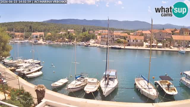 Spletna kamera Vrboska | Otok Hvar | Hrvaška