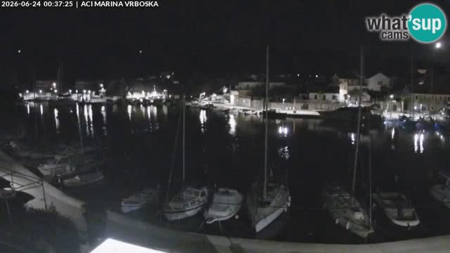 Spletna kamera Vrboska | Otok Hvar | Hrvaška