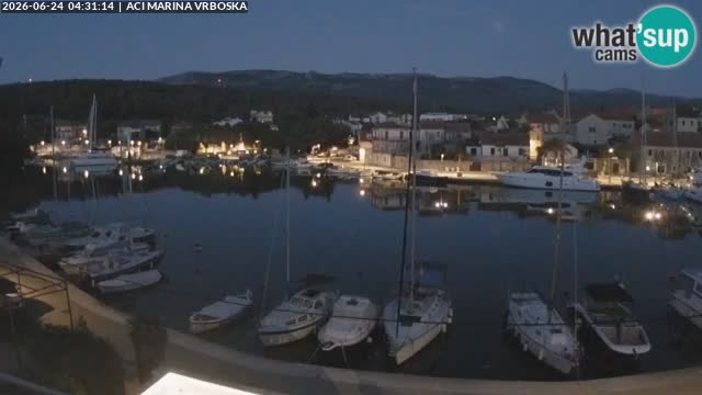 Spletna kamera Vrboska | Otok Hvar | Hrvaška