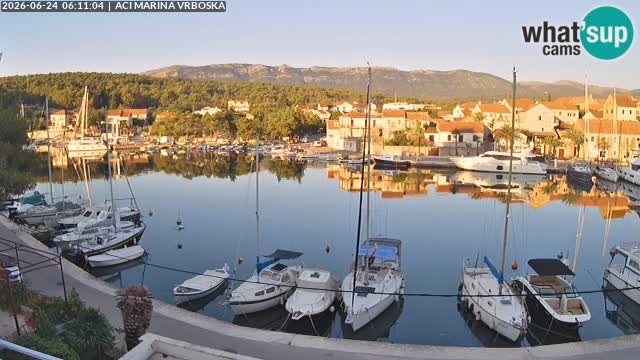 Vrboska livecam | Isola di Hvar | Croazia