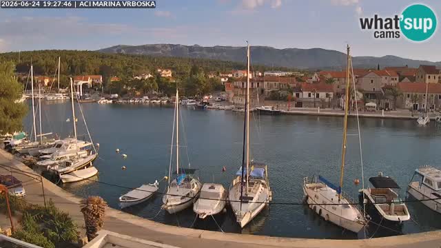 Spletna kamera Vrboska | Otok Hvar | Hrvaška