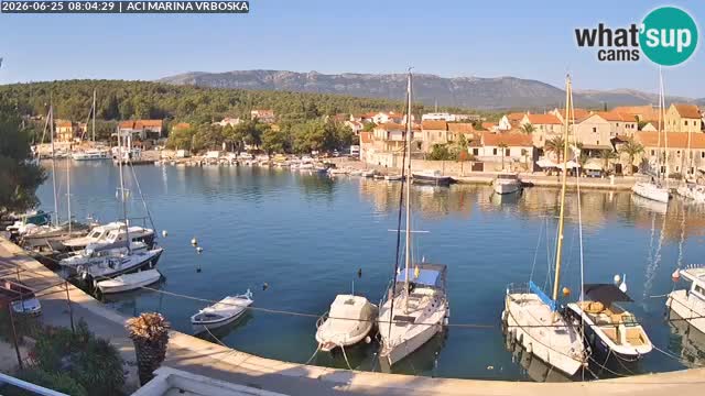 Vrboska livecam | Isola di Hvar | Croazia