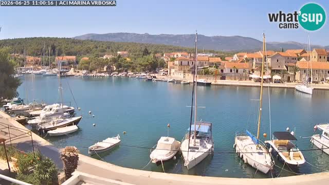 Vrboska livecam | Isola di Hvar | Croazia