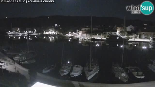 Spletna kamera Vrboska | Otok Hvar | Hrvaška