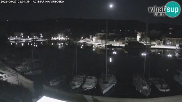 Spletna kamera Vrboska | Otok Hvar | Hrvaška