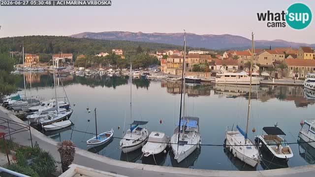 Spletna kamera Vrboska | Otok Hvar | Hrvaška