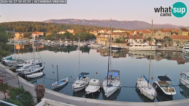 Spletna kamera Vrboska | Otok Hvar | Hrvaška