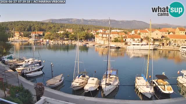 Vrboska livecam | Isola di Hvar | Croazia