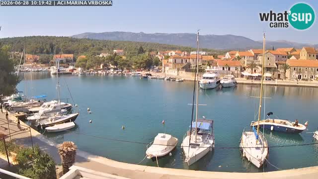 Spletna kamera Vrboska | Otok Hvar | Hrvaška