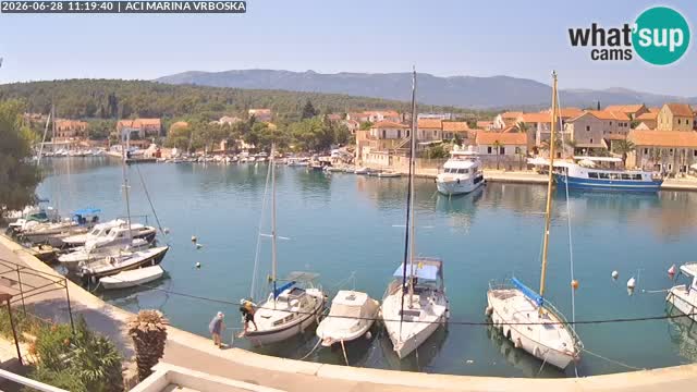 Spletna kamera Vrboska | Otok Hvar | Hrvaška