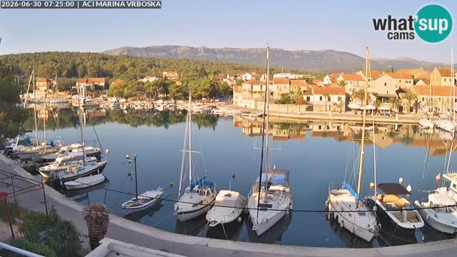 Vrboska livecam | Isola di Hvar | Croazia