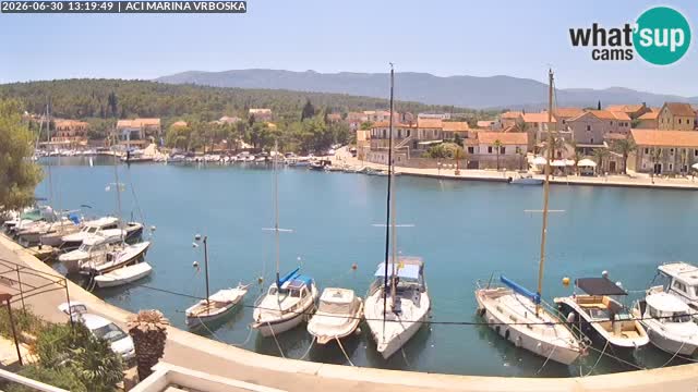 Spletna kamera Vrboska | Otok Hvar | Hrvaška