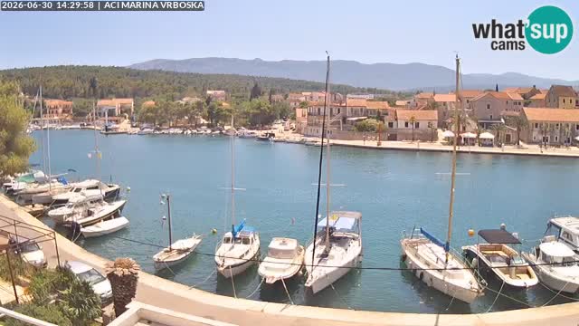 Vrboska livecam | Isola di Hvar | Croazia