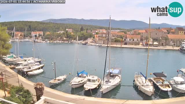 Spletna kamera Vrboska | Otok Hvar | Hrvaška