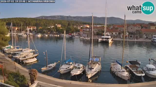 Spletna kamera Vrboska | Otok Hvar | Hrvaška