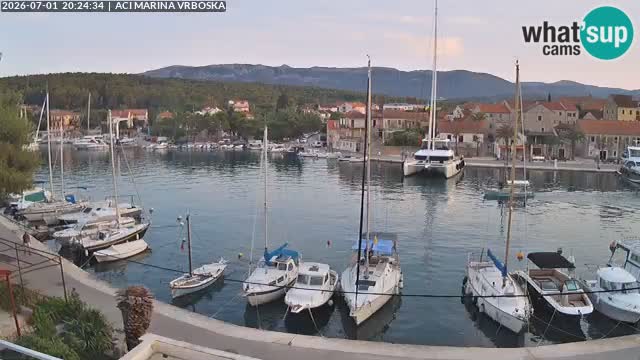 Spletna kamera Vrboska | Otok Hvar | Hrvaška