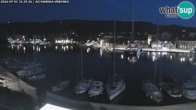 Spletna kamera Vrboska | Otok Hvar | Hrvaška