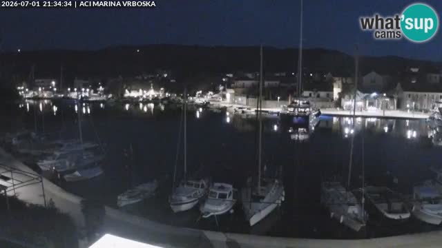 Spletna kamera Vrboska | Otok Hvar | Hrvaška