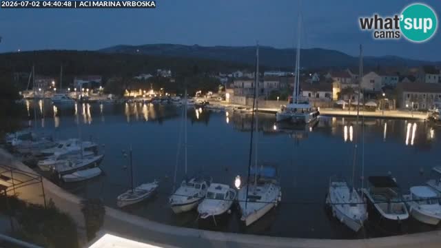 Spletna kamera Vrboska | Otok Hvar | Hrvaška