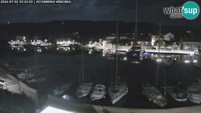 Spletna kamera Vrboska | Otok Hvar | Hrvaška
