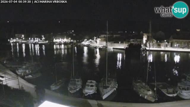 Spletna kamera Vrboska | Otok Hvar | Hrvaška