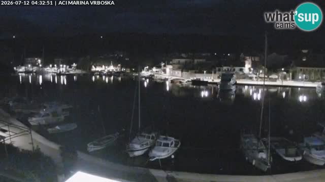 Spletna kamera Vrboska | Otok Hvar | Hrvaška
