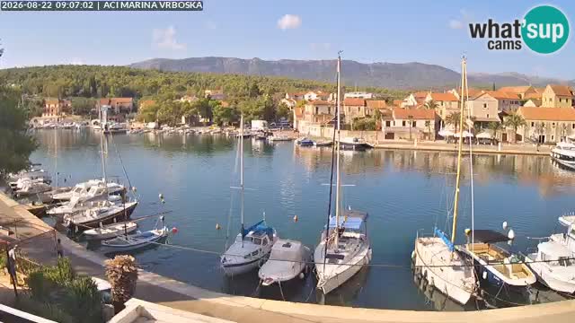 Spletna kamera Vrboska | Otok Hvar | Hrvaška