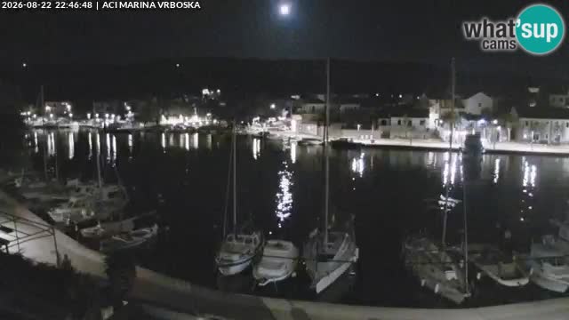Spletna kamera Vrboska | Otok Hvar | Hrvaška