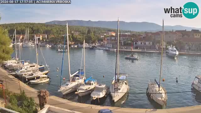 Spletna kamera Vrboska | Otok Hvar | Hrvaška