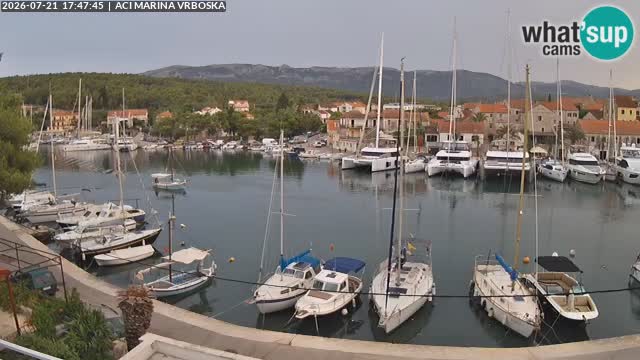 Spletna kamera Vrboska | Otok Hvar | Hrvaška