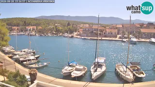 Vrboska web kamera | otom Hvar | Dalmacija