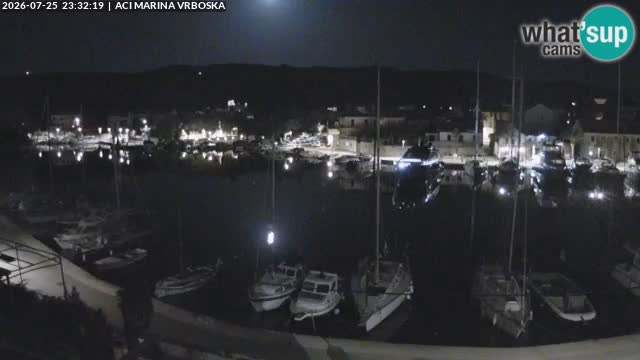 Spletna kamera Vrboska | Otok Hvar | Hrvaška