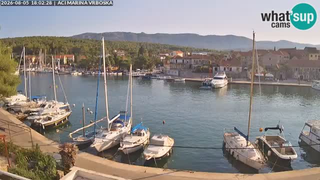 Spletna kamera Vrboska | Otok Hvar | Hrvaška