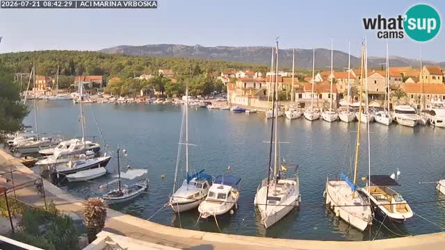 Vrboska livecam | Isola di Hvar | Croazia